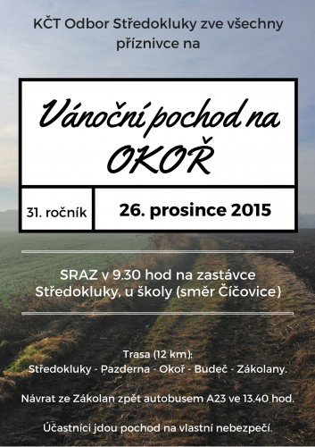 Vánoční pochod na