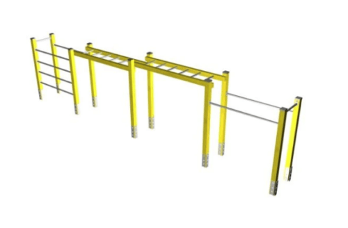 Workoutový prvek - venkovní fitness sestava A